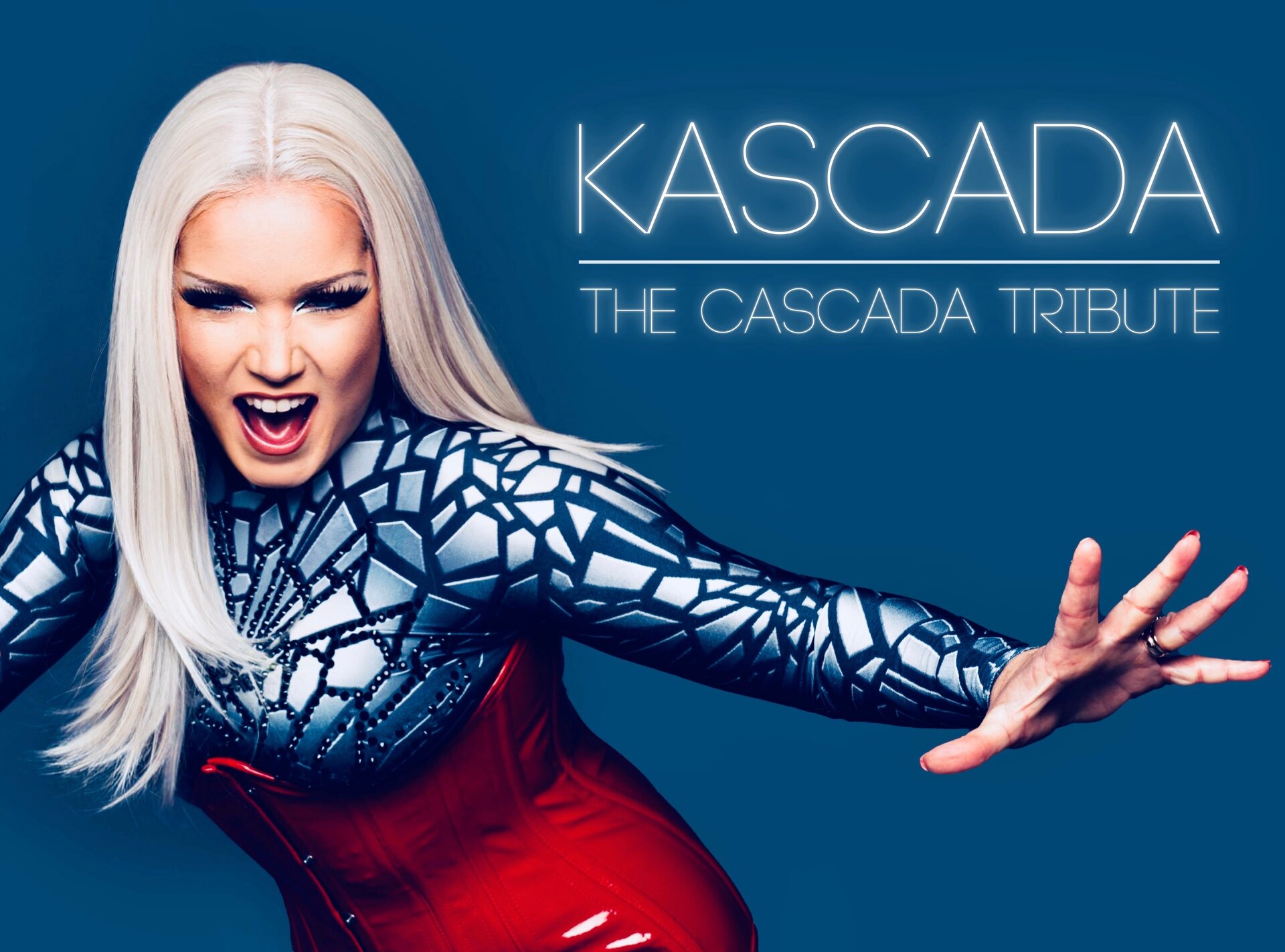Cascada tribute act on stage