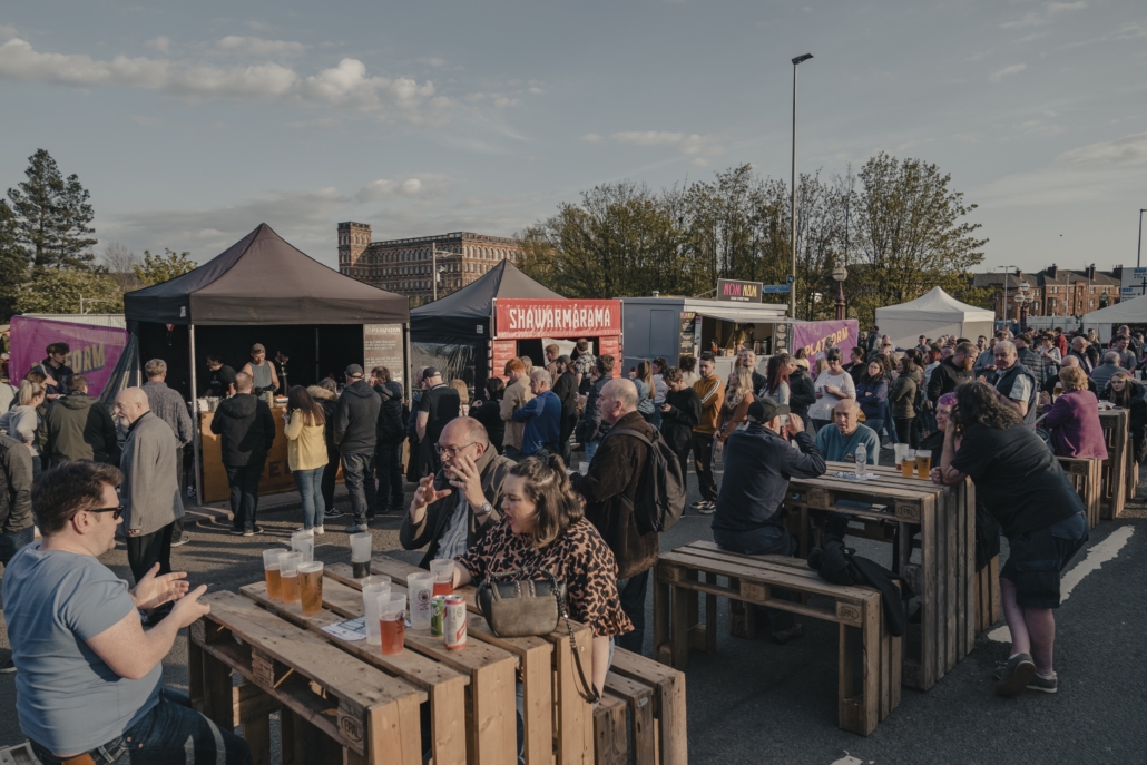 Artisan food village and picnic area